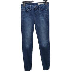 Treasure & Bond Skinny Fit Women's Dark Wash Stretch Distressed Denim‎ Jeans 24